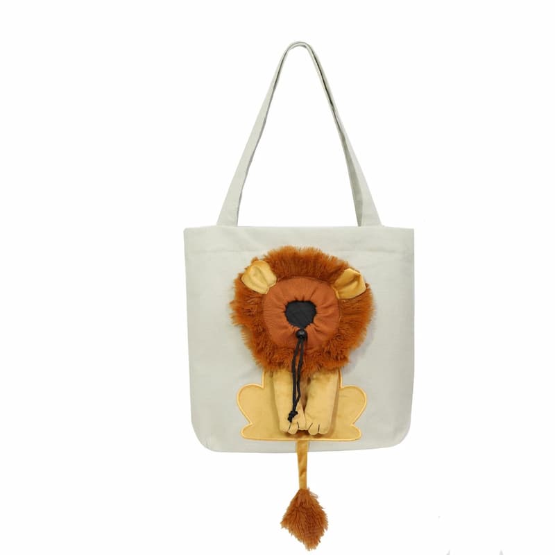 Pet Carrier Head-Opening Ventilation Cotton Canvas Safety Buckle