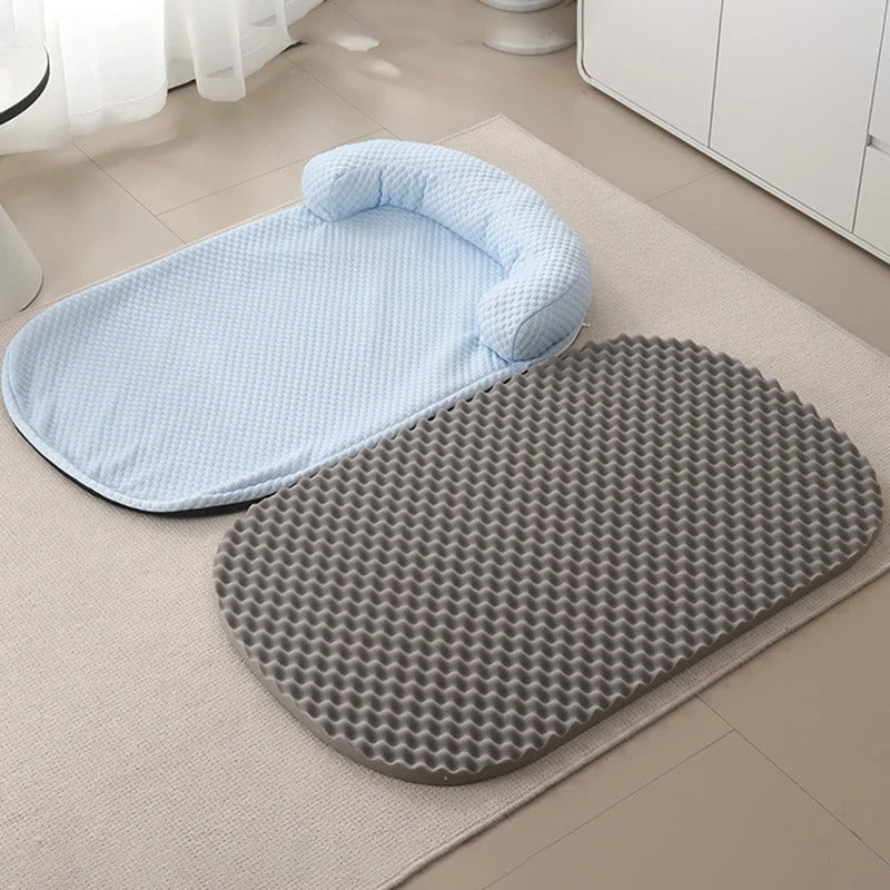 Pet Cooling Mat Breathable Silk Machine Washable Cover