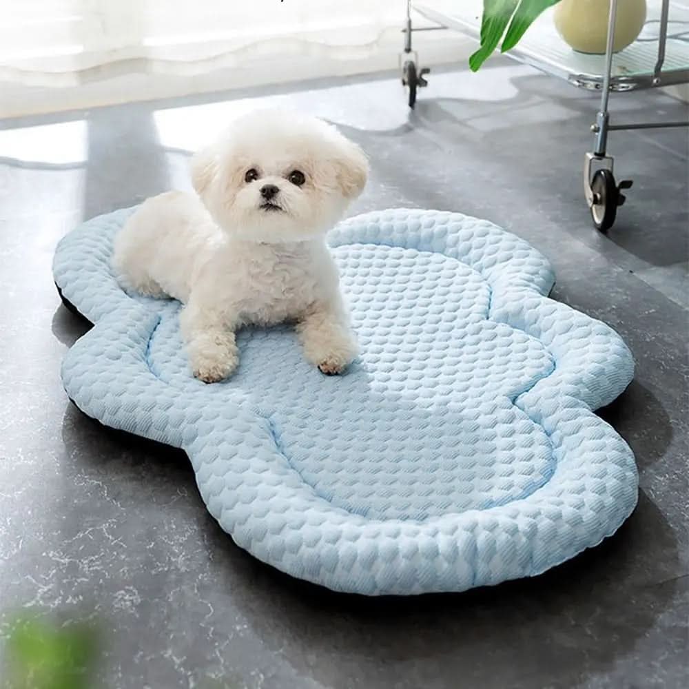Pet Cooling Mat Cloud-Shaped Cooling Fiber & Machine Washable