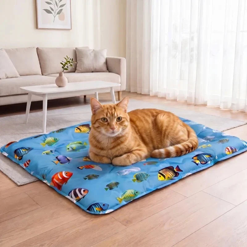 Pet Cooling Mat Gel-Infused Water-Repellent & Non-Slip