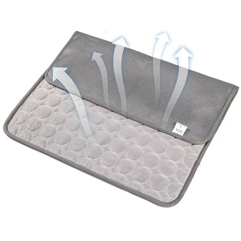 Pet Cooling Mat Pebble-Texture Self-Cooling Machine Washable