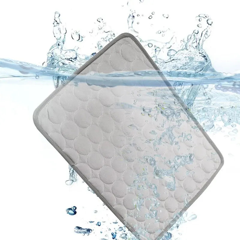 Pet Cooling Mat Pebble-Texture Self-Cooling Machine Washable