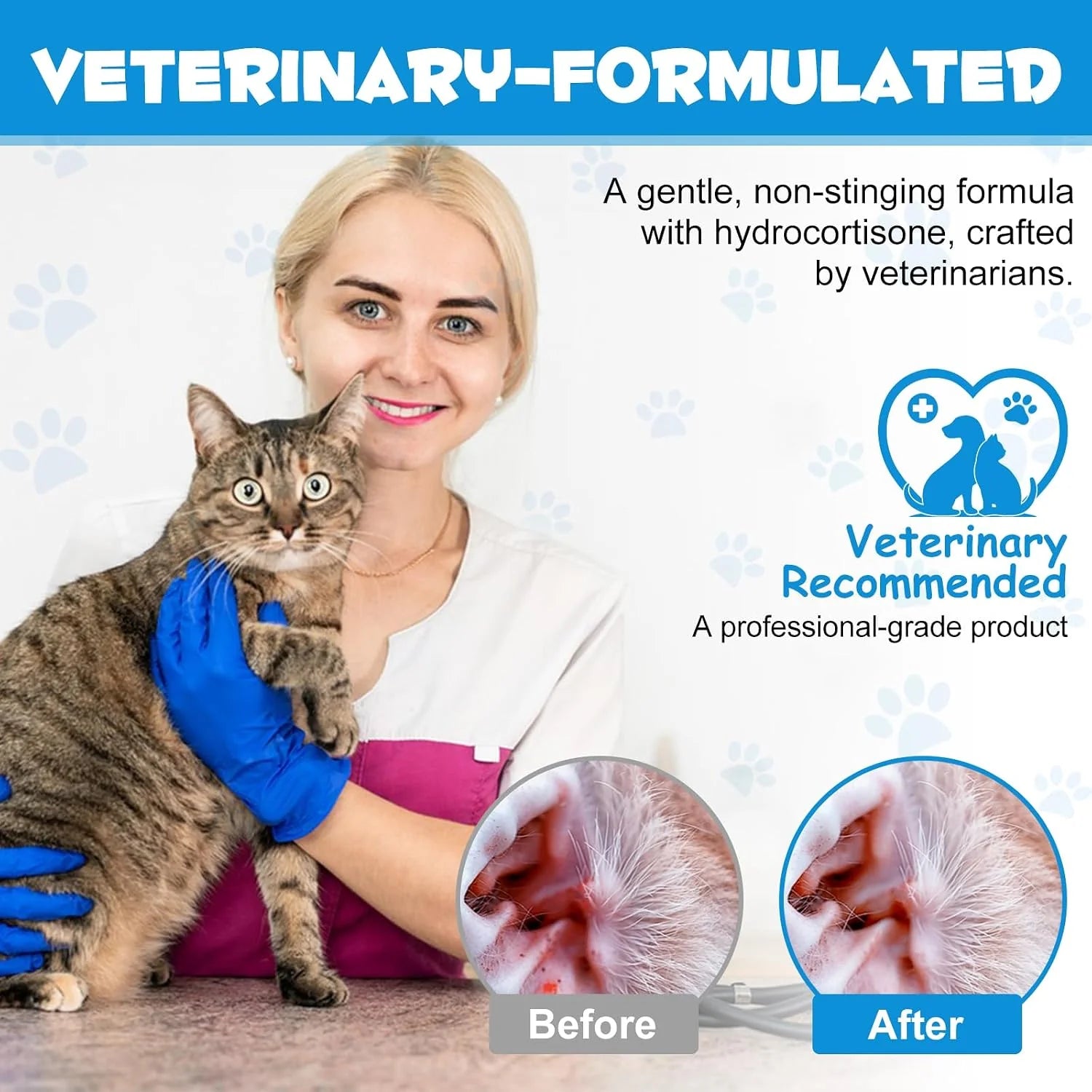 Pet Ear Cleaner Dissolves Earwax Neutralizes Odors