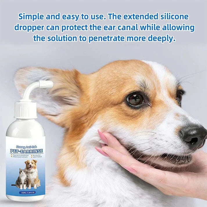 Pet Ear Cleaner Dissolves Earwax Neutralizes Odors