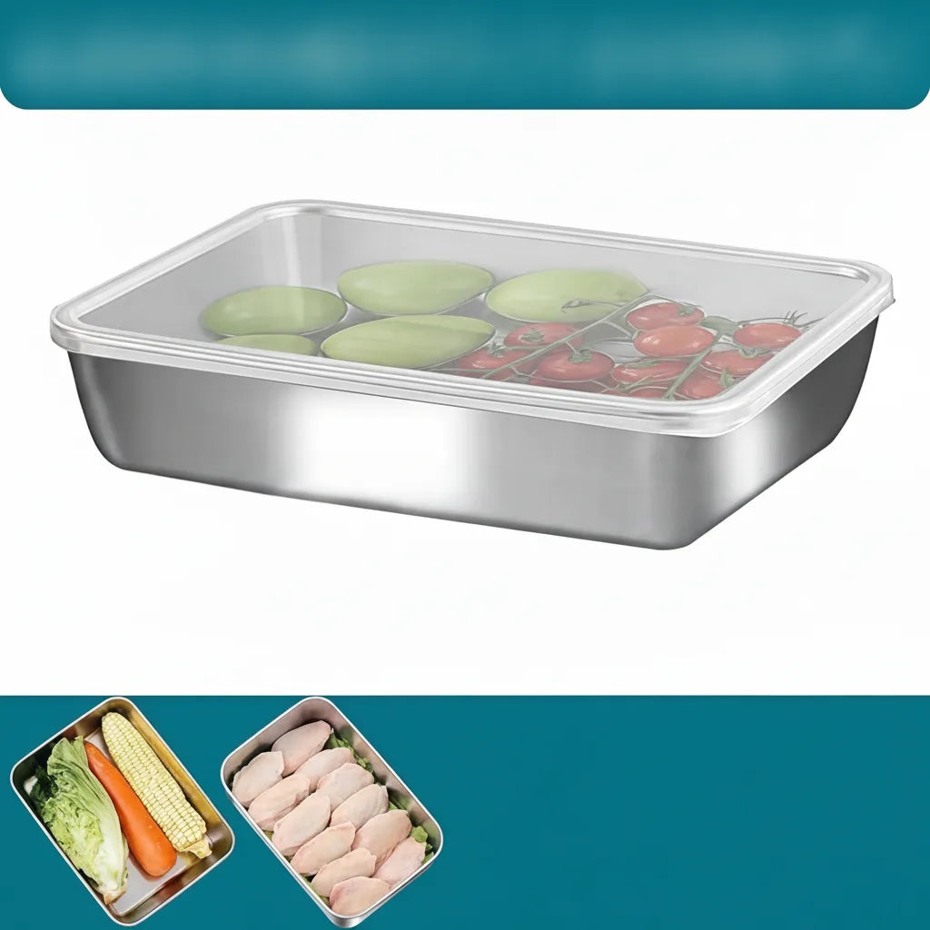 Pet Food Container Stainless Steel Airtight Set of 3
