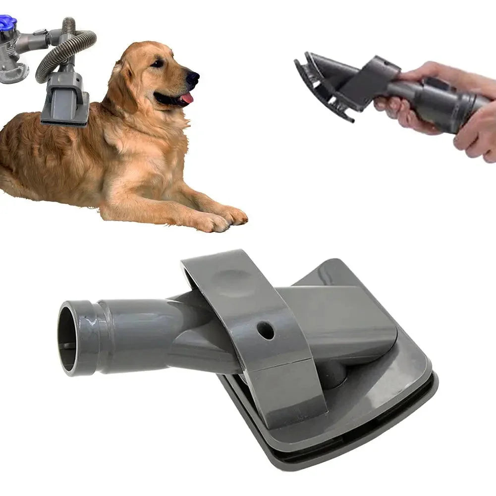 Pet Grooming Vacuum Attachment Soft Bristles & Suction