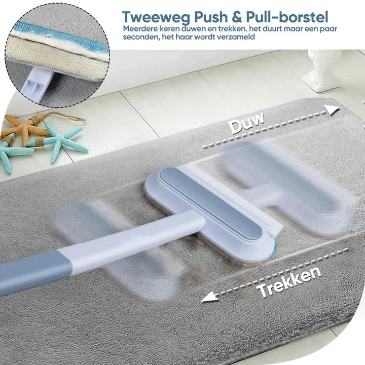 Pet Hair Brush Reusable Nylon Bristles