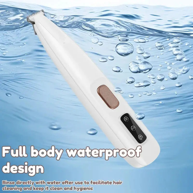 Pet Hair Clipper Cordless 120-Min Runtime LED Light & Whisper-Quiet