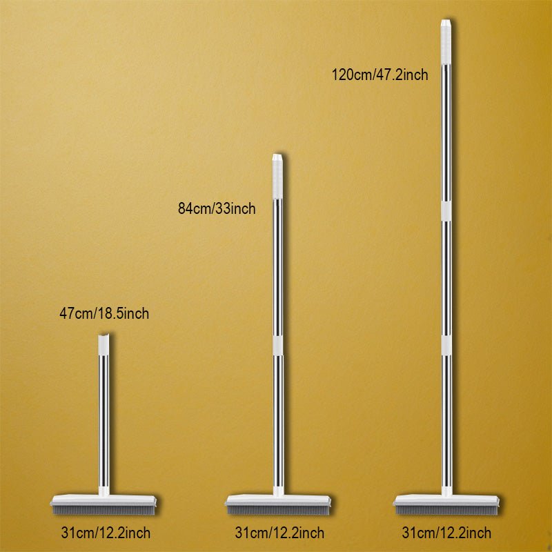 Pet Hair Remover Magnetic Rubber Bristles Scratch-Free 12.2 Inch