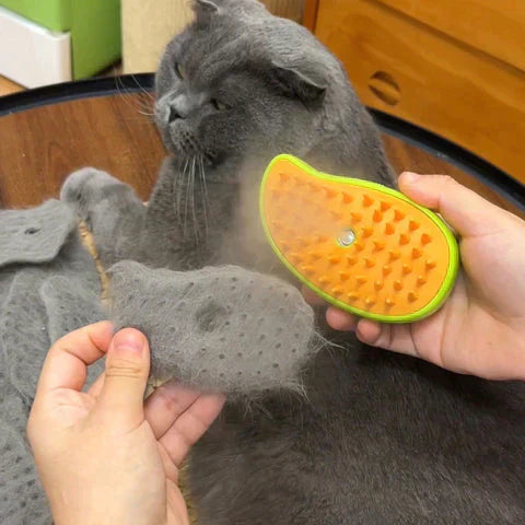 Pet Steam Brush Gentle Steam & Ergonomic Handle