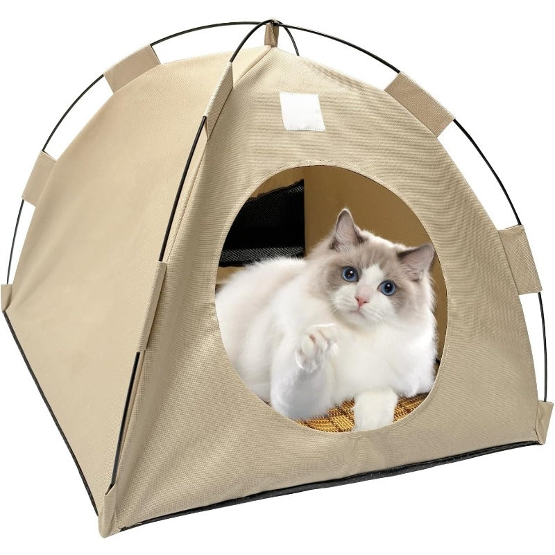 Pet Tent Foldable Noise-Muffling Soft Lining