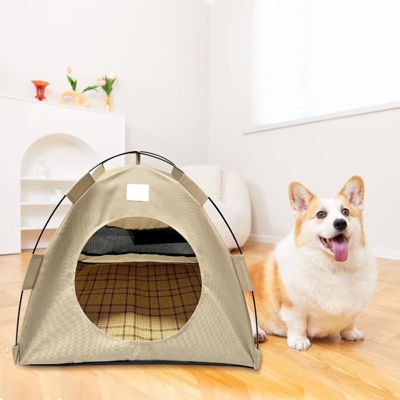 Pet Tent Foldable Noise-Muffling Soft Lining