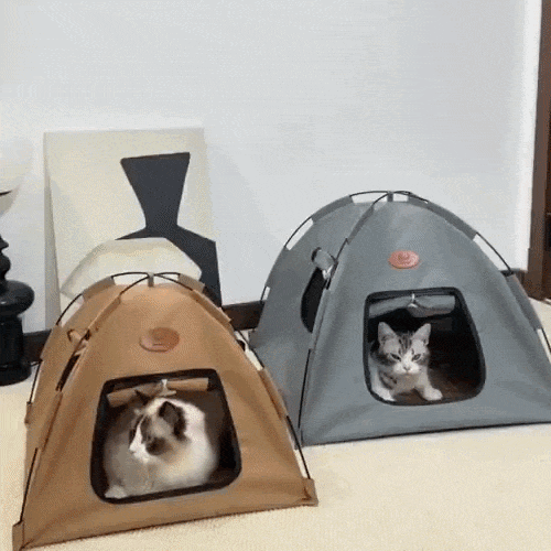 Pet Tent Foldable Noise-Reducing Tool-Free Setup