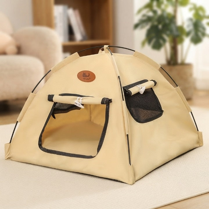Pet Tent Foldable Noise-Reducing Tool-Free Setup