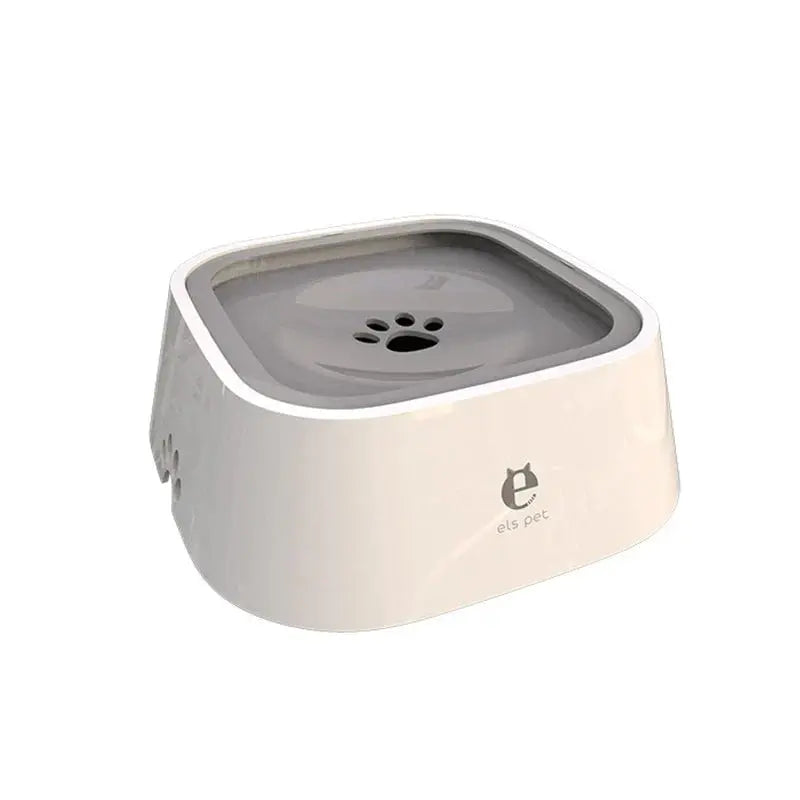 Pet Water Bowl Splash-Proof Removable Floating Plate 1.5 L