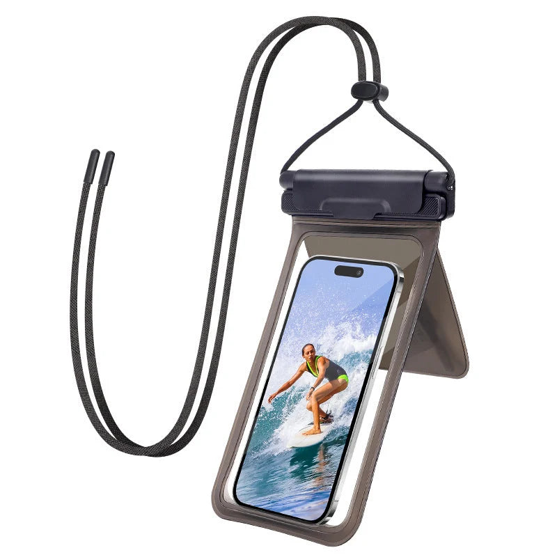 Phone Case IP68 Waterproof Touchscreen Adjustable Neck Strap