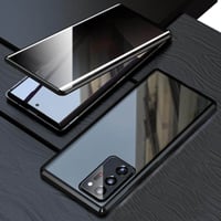 Phone Case Magnetic Metal Frame & Tempered Glass
