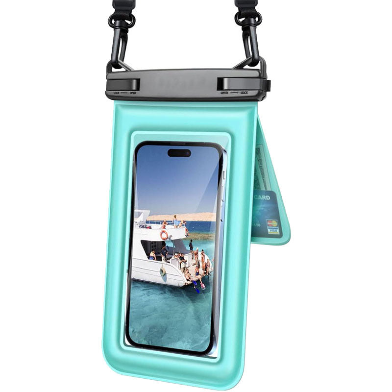 Phone Case Waterproof Touchscreen Adjustable Strap & Card Pocket