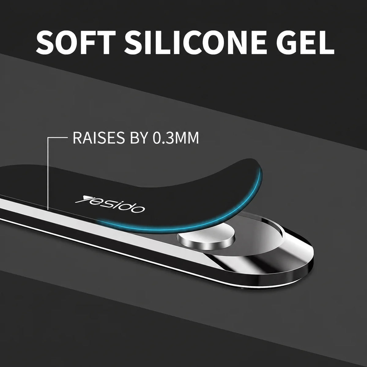Phone Mount Strong Magnetic Hold Nano Adhesive 360°