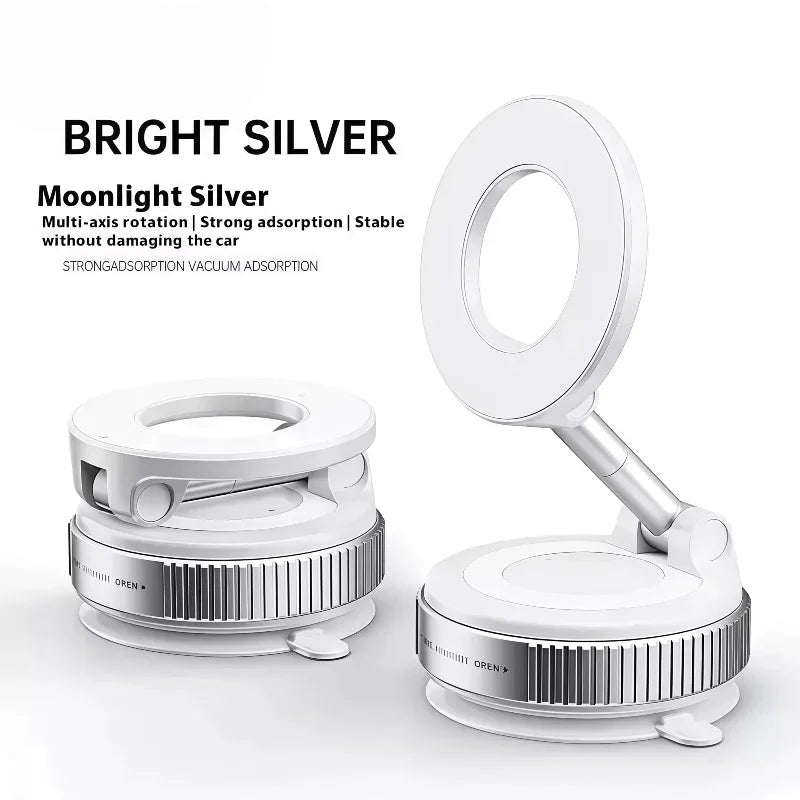 Phone Mount Vacuum Suction & Magnetic 360 Degree Rotatable