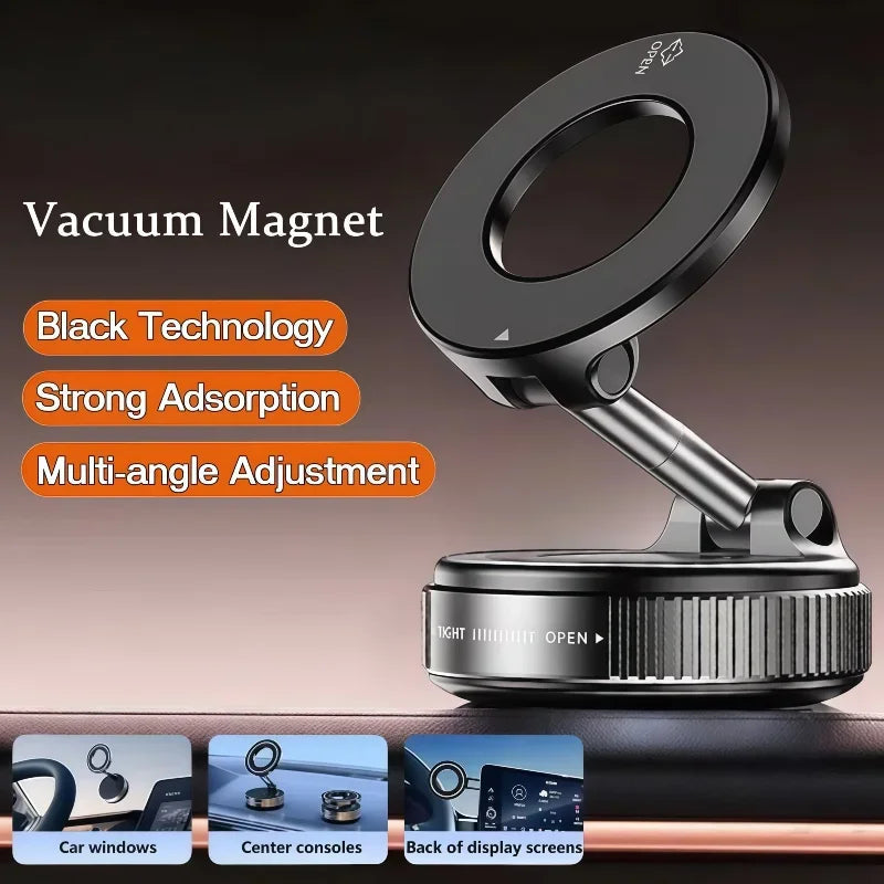 Phone Mount Vacuum Suction & Magnetic 360 Degree Rotatable