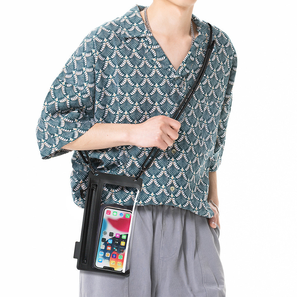 Phone Shoulder Bag Waterproof Touchscreen Zipper & Adjustable Strap