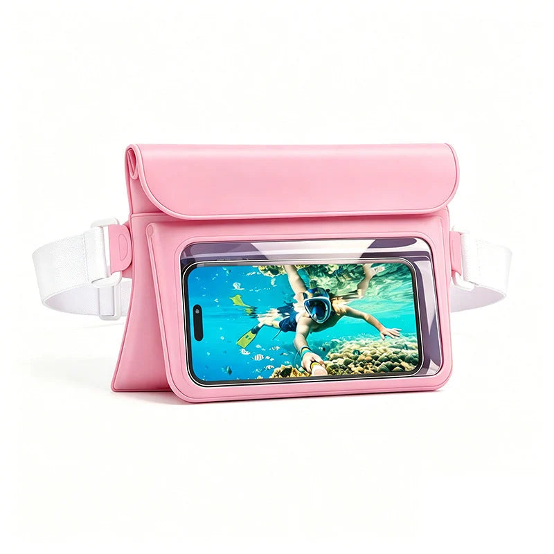 Phone Waist Pouch Waterproof Clear Touchscreen & Extra Pocket