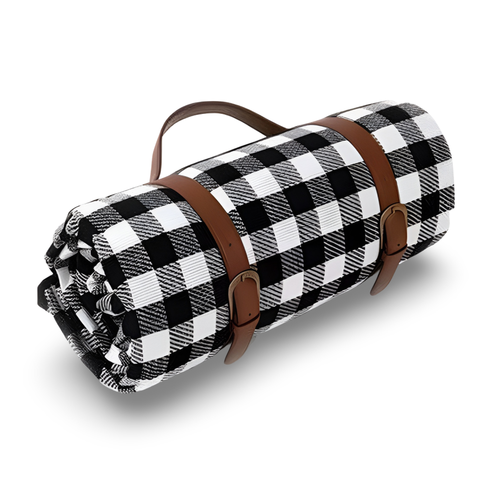 Picnic Blanket Waterproof PEVA Foldable With Carry Strap