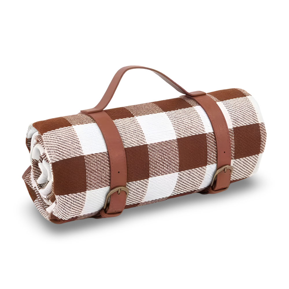 Picnic Blanket Waterproof PEVA Foldable With Carry Strap