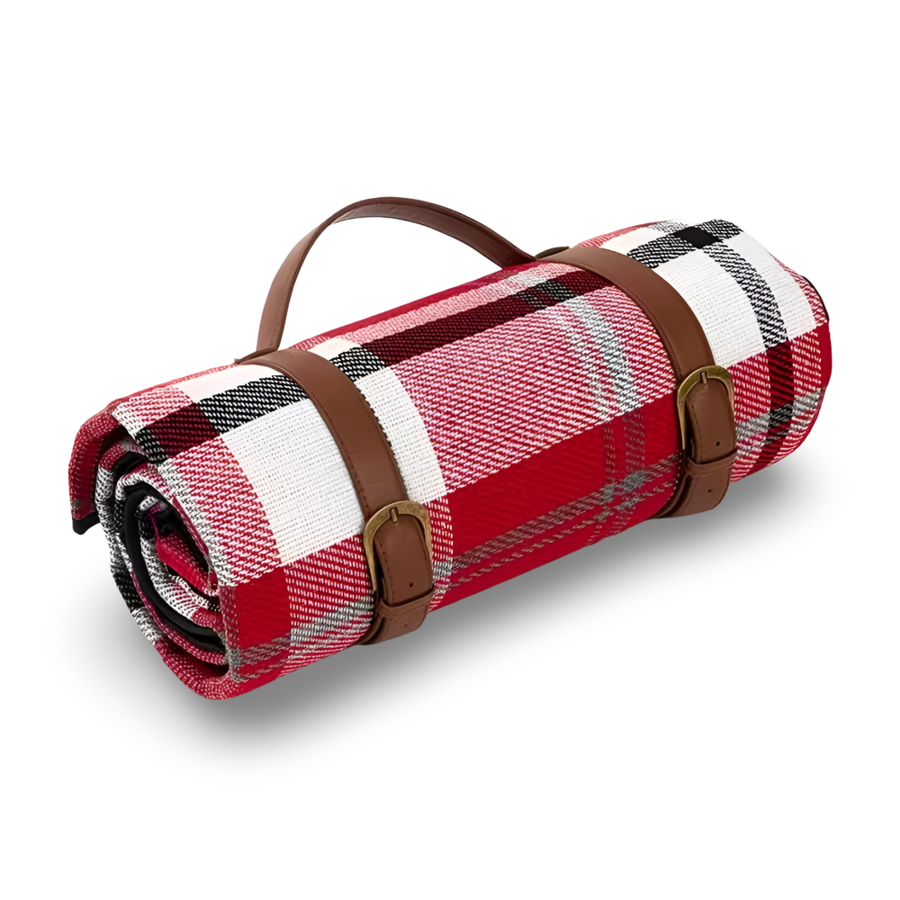 Picnic Blanket Waterproof PEVA Foldable With Carry Strap