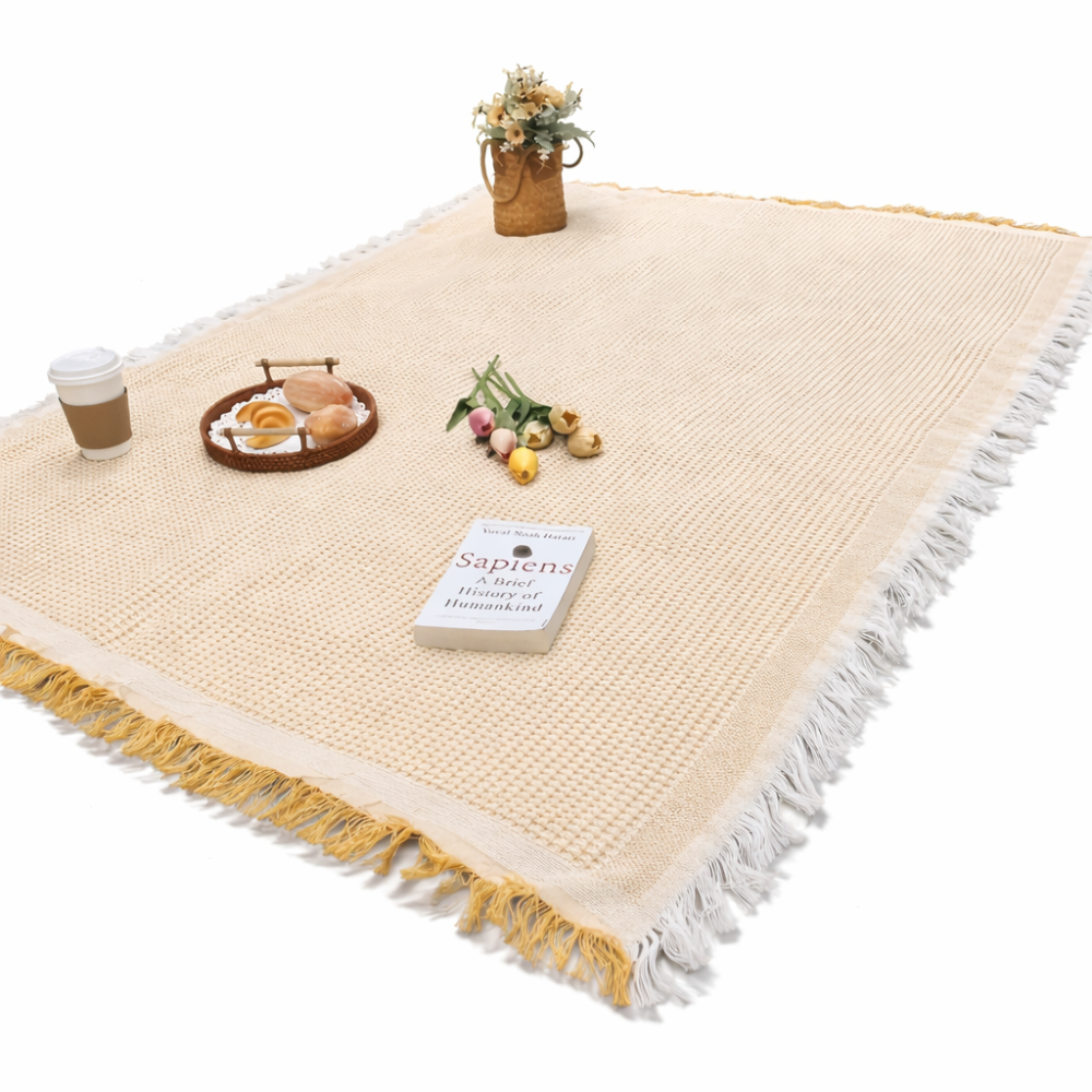 Picnic Blanket Waterproof Underside Compact Foldable