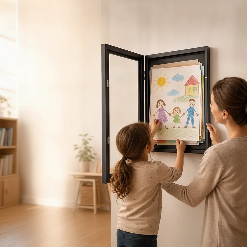 Picture Frame Front-Opening Tool-Free Wall-Mountable