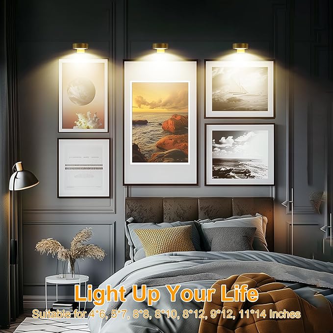 Picture Light Magnetic Mount USB Rechargeable & Dimmable