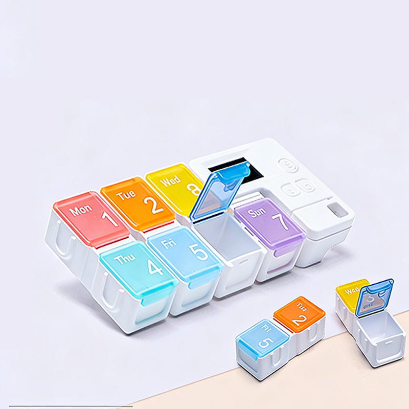 Pill Organizer Digital Timer & 4 Alarms
