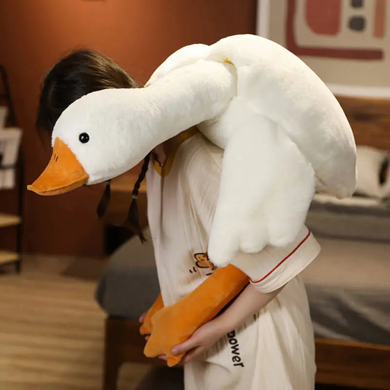Pillow Extra Fluffy Goose Down Cotton Cover