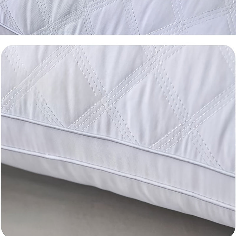 Pillows Hypoallergenic 3D Quilted Velvet Cover Set of 2