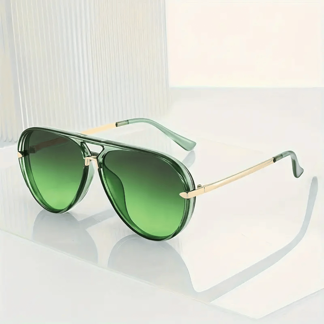 Pilot Sunglasses Double Bridge Lightweight