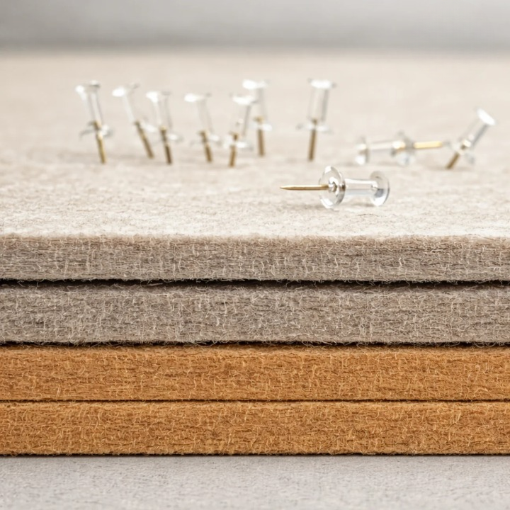 Pinboard Panels Peel-And-Stick Push-Pin Friendly