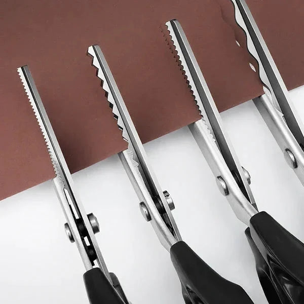 Pinking Shears Triangular Serrated Blade & Ergonomic Handle