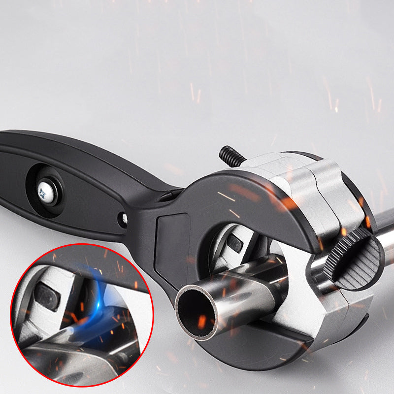 Pipe Cutter Adjustable Ratchet Burr-Free Cuts