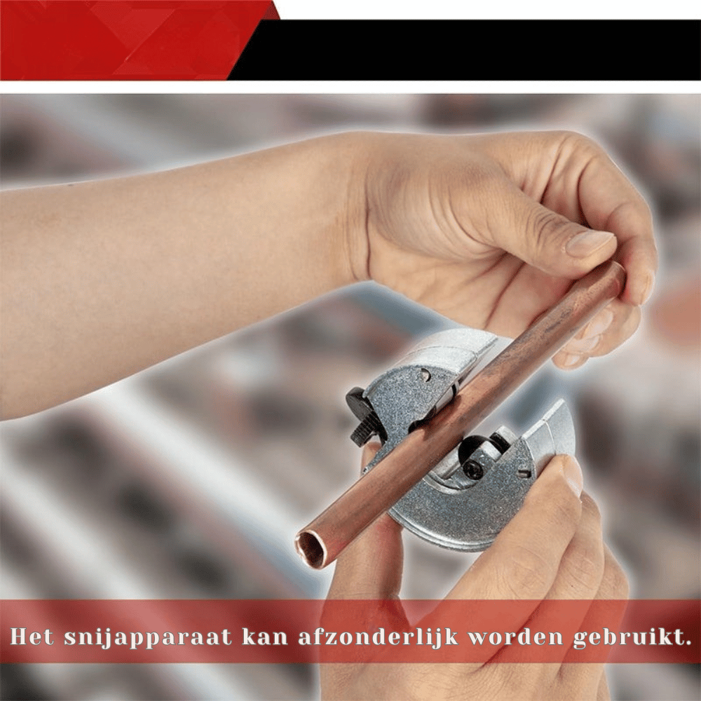 Pipe Cutter Ratchet Ergonomic Hardened Steel 6-23 mm