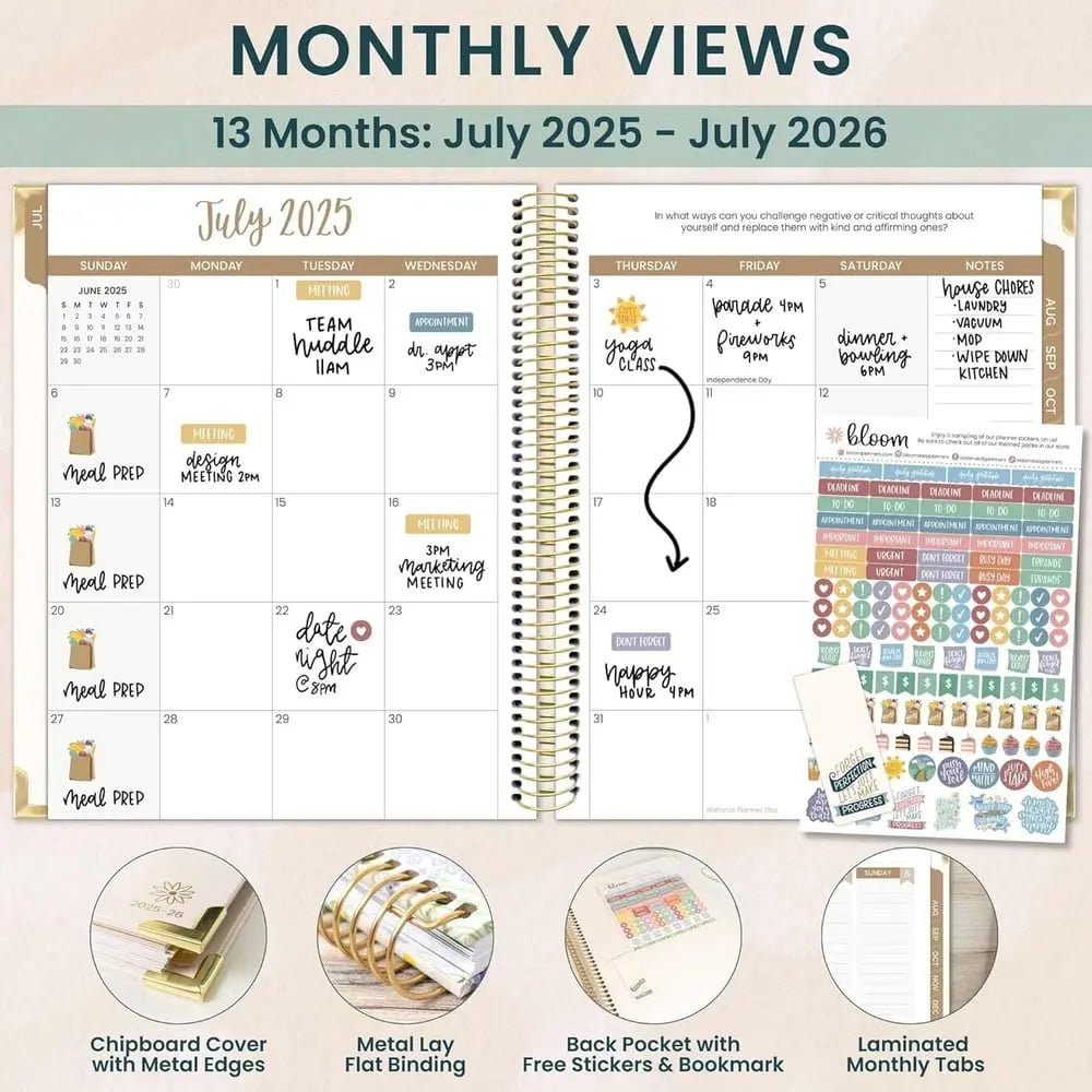 Planner Stencil Set Clear Mylar Set of 3