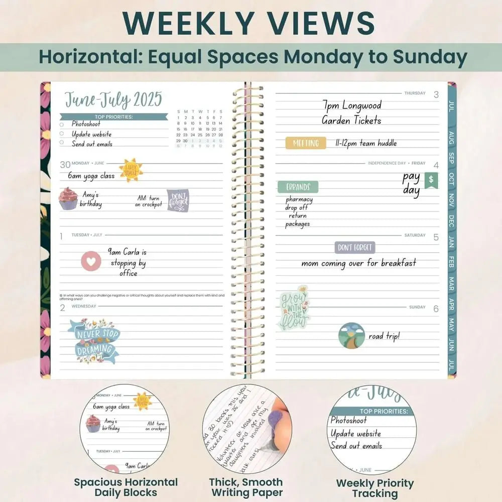 Planner Stencil Set Clear Mylar Set of 3