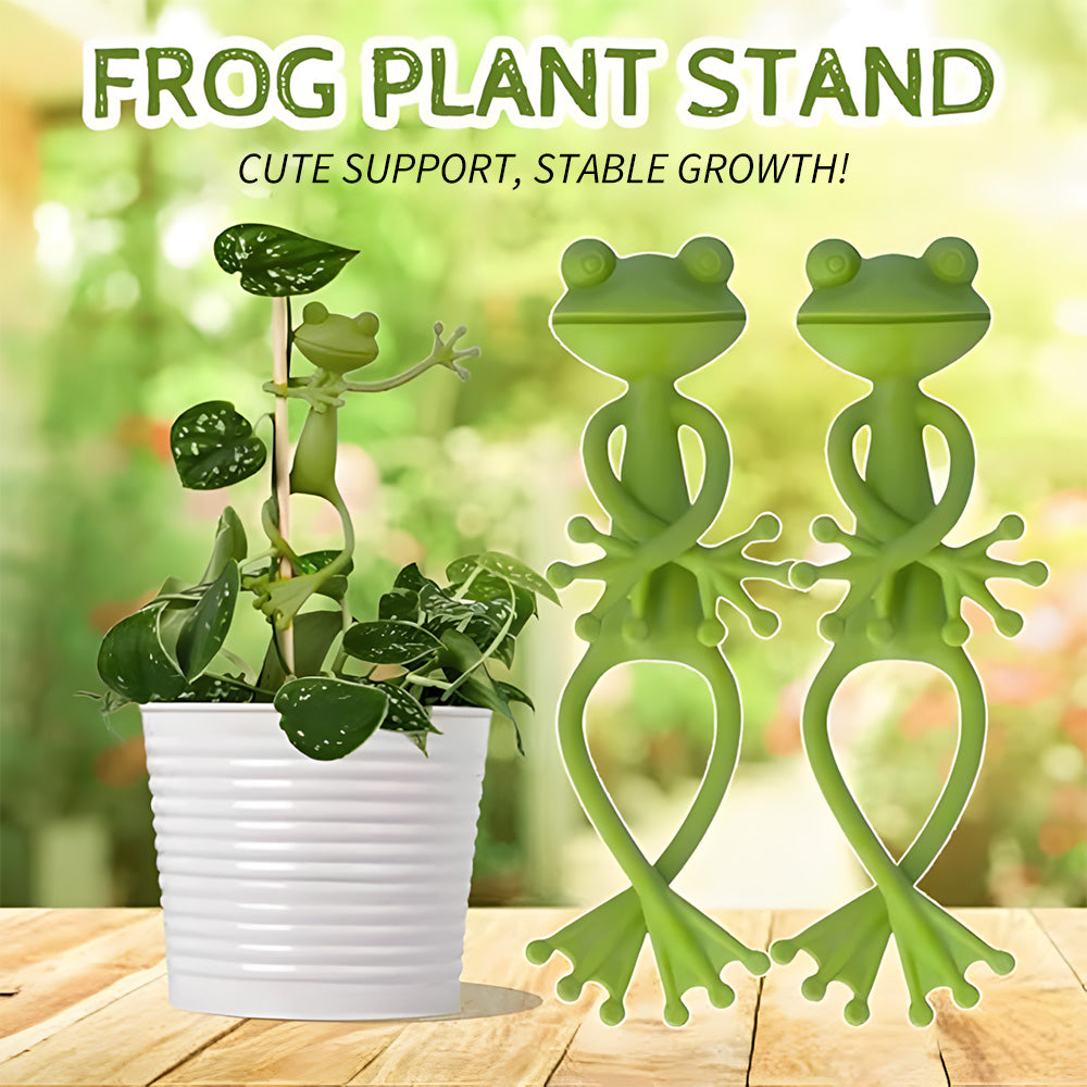 Plant Clips Frog-Shaped Weather-Resistant Set of 5