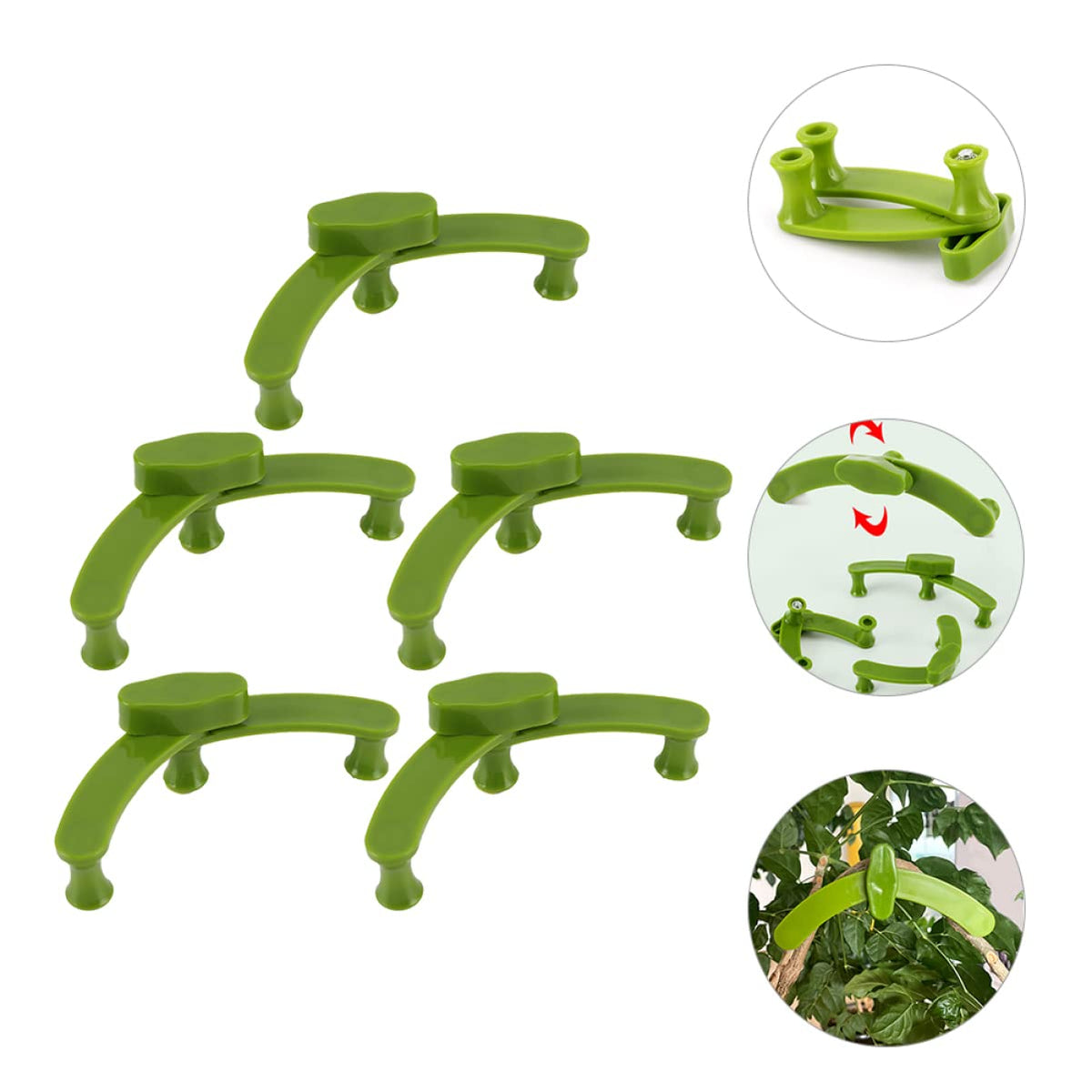 Plant Support Weather-Resistant Plastic Tool-Free Adjustable