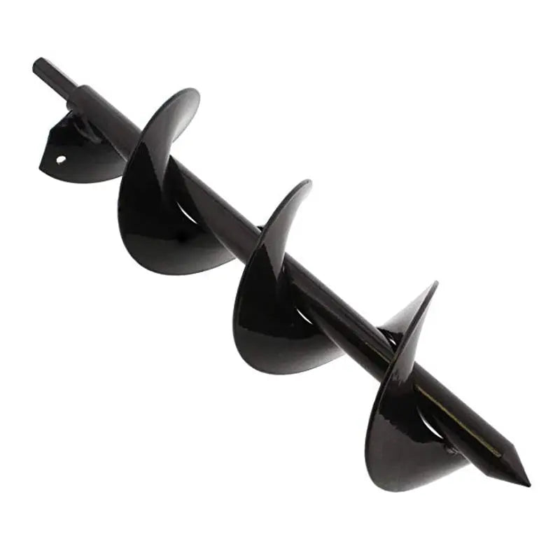 Planting Auger Drill Bit Spiral Powder-Coated Steel Hex Shank
