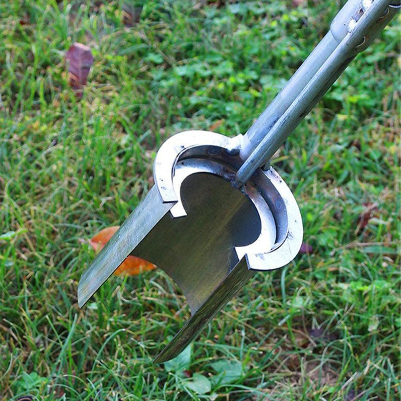 Planting Dibber Ergonomic T-Handle Stainless Steel 8cm Head