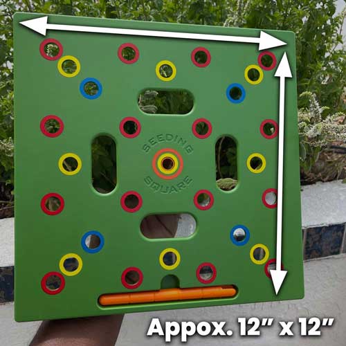 Planting Template Color-Coded Seed Spacing & Depth Guides