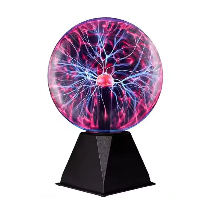 Plasma Globe Night Lamp Touch-Responsive USB & Battery-Powered