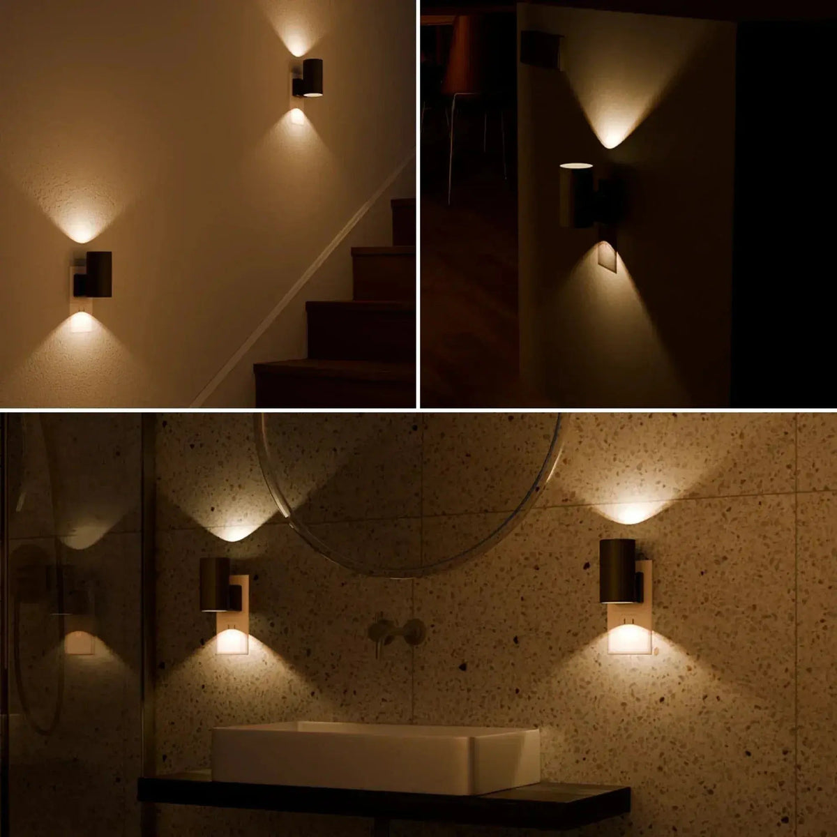 Plug-In Night Light Automatic Dusk Sensor Stepless Dimming